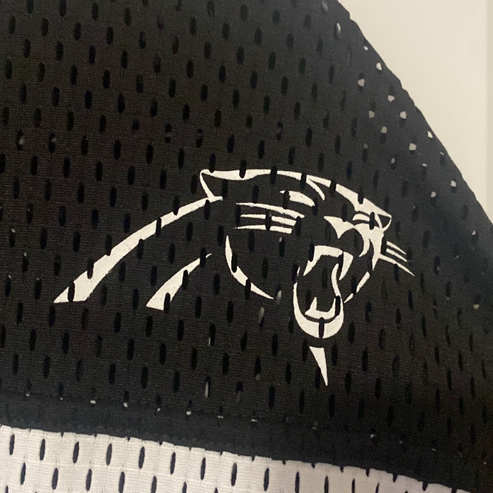 Carolina Panthers NWOT Mesh 3 Quarter Inch Sleeve Tee - Picture 4 of 4